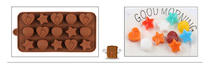 High-Quality 3D Chocolate Silicone Molds - Irresistible Delights