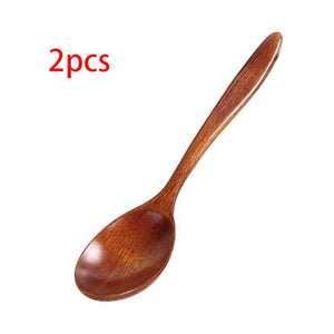 Nature's Touch: Wooden Dinner Spoon