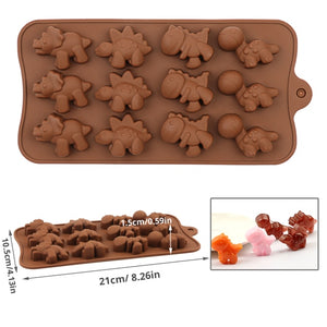 High-Quality 3D Chocolate Silicone Molds - Irresistible Delights