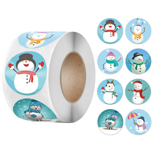 Christmas Stickers - Animals, Snowman, Trees, Labels