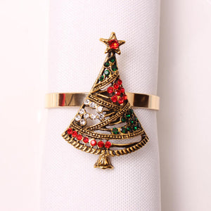 Christmas Napkin Ring Holders Xmas Table Decoration