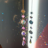 Sun Catchers Crystal Pendant Light Catcher Rainbow Chaser Hanging Wind Chimes Home Garden Decoration ловец солнца