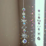 Sun Catchers Crystal Pendant Light Catcher Rainbow Chaser Hanging Wind Chimes Home Garden Decoration ловец солнца
