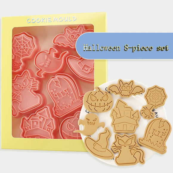 Halloween Pressable Cookie Cutters Stamps