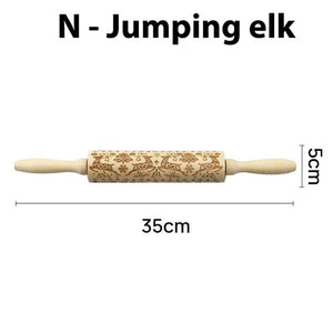 Plastic Non-Stick Rolling Pins With Patterns