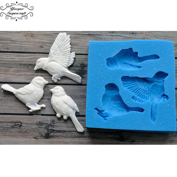 Tweet-Tastic Birds Silicone Mold - Bake and Create!