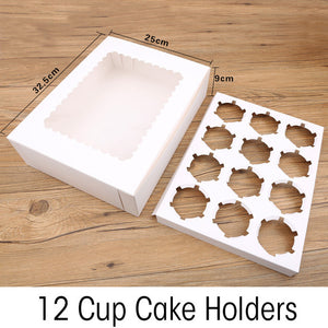 Showcase Your Treats: 5pcs Cupcake Box With Window