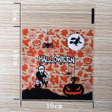 100pcs Multistyle Halloween Self-adhesive Plastic Bags