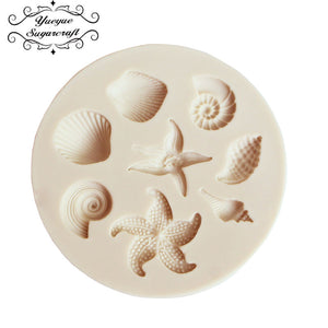 Dive into Creativity with Our Sea/Shell Silicone Mold