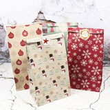 5pcs Christmas Paper Bags