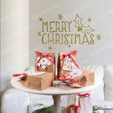 4 Pc Christmas Kraft Paper Bags with White Tags