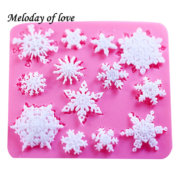 3D Christmas Snowflake Mold