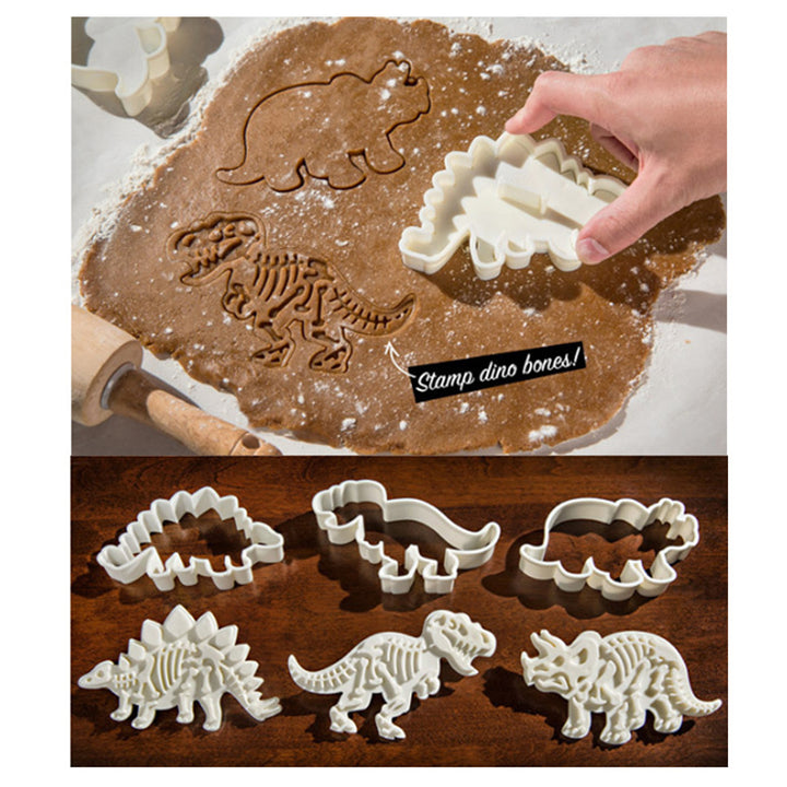 3D Dinosaur Cookie Cutter - Bake Prehistoric Treats with a Twist!