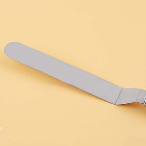 Frosting Bliss: Stainless Offset Steel Spatula