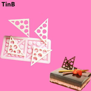 Geometry Delights: Triangle and Circles Silicone Molds
