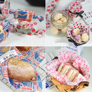 50Pcs Wax Paper Food Wrapping Paper